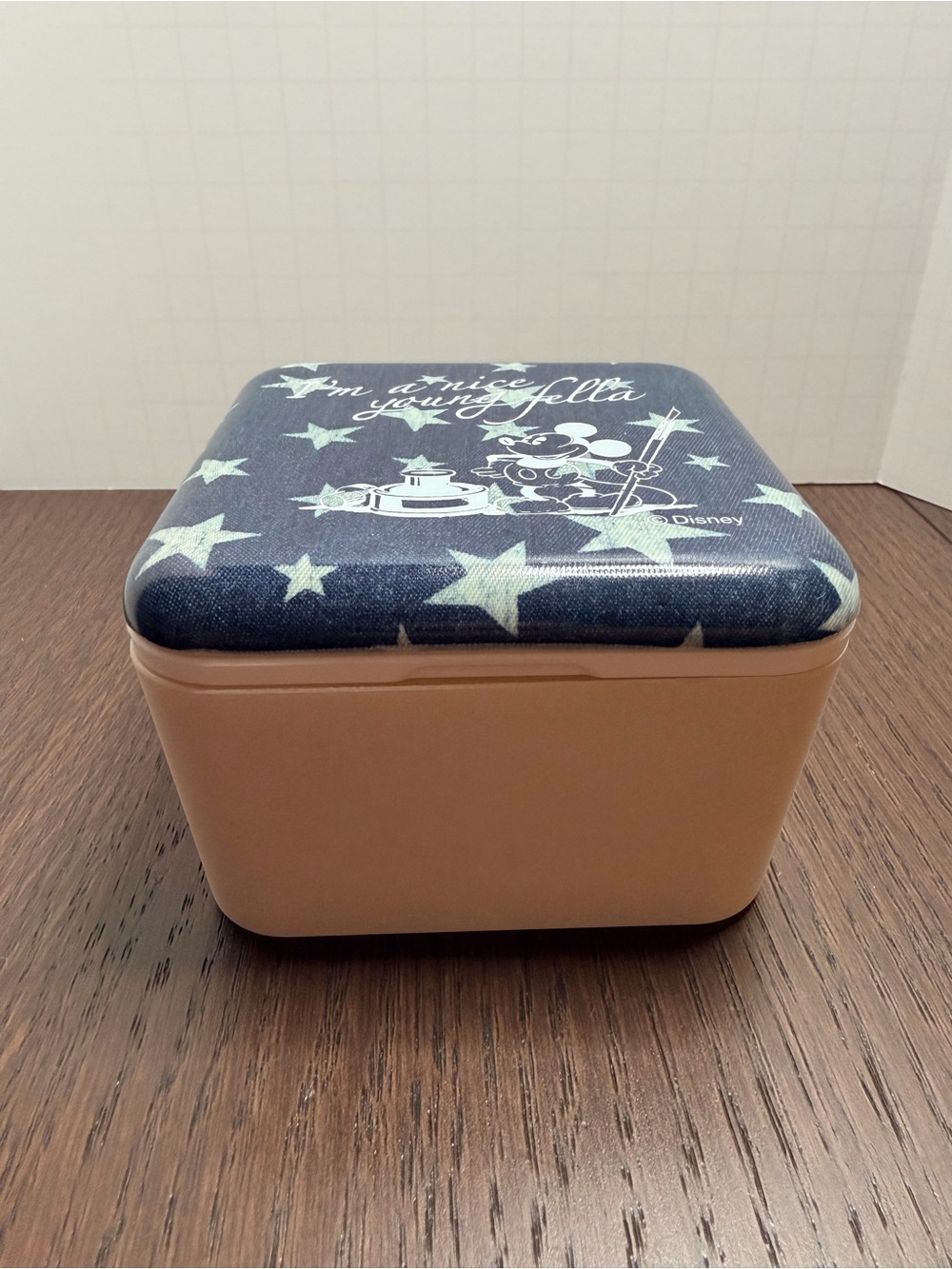 Disney Mickey Navy Star Print Kids Storage Nesting Bento Box